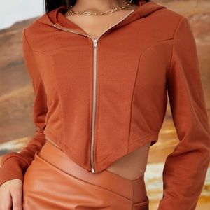 Asymmetrical Zip Up Jacket